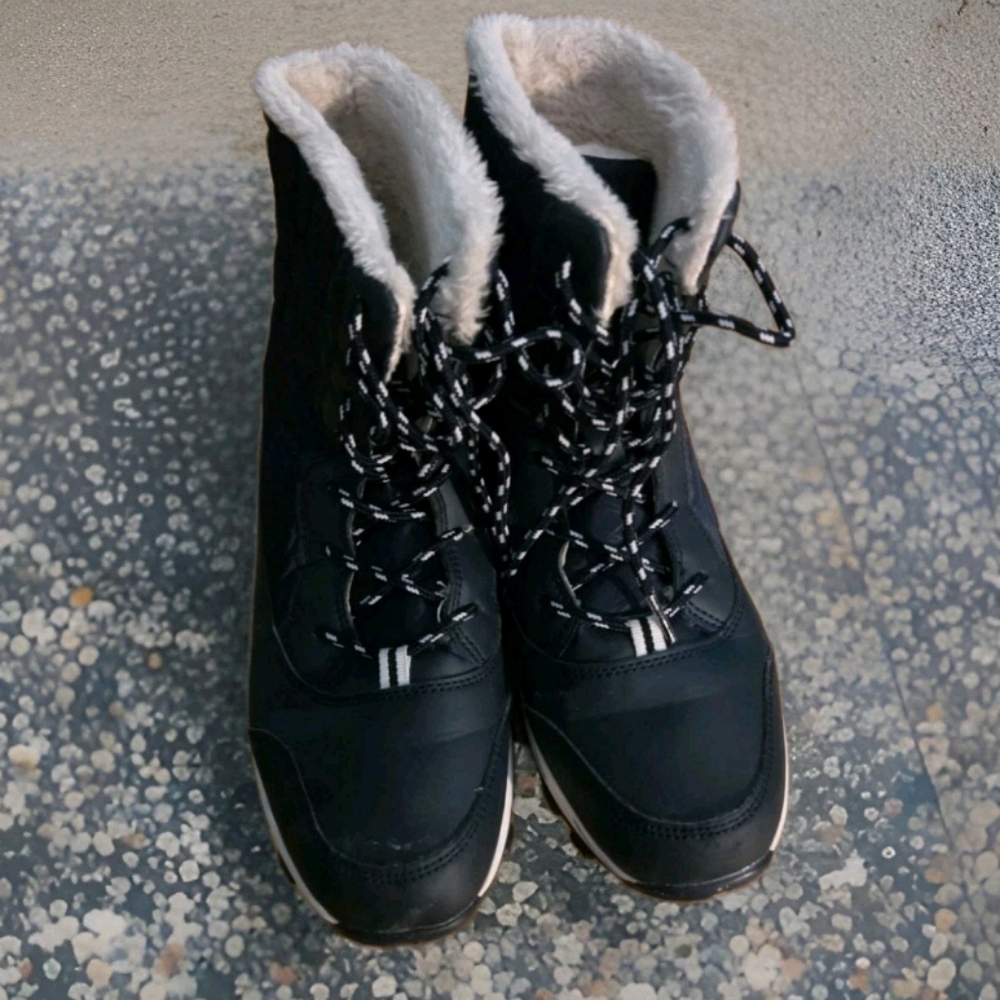 Audeban Waterproof Winter Boots for Women Snow Boots Ladies Warm blue